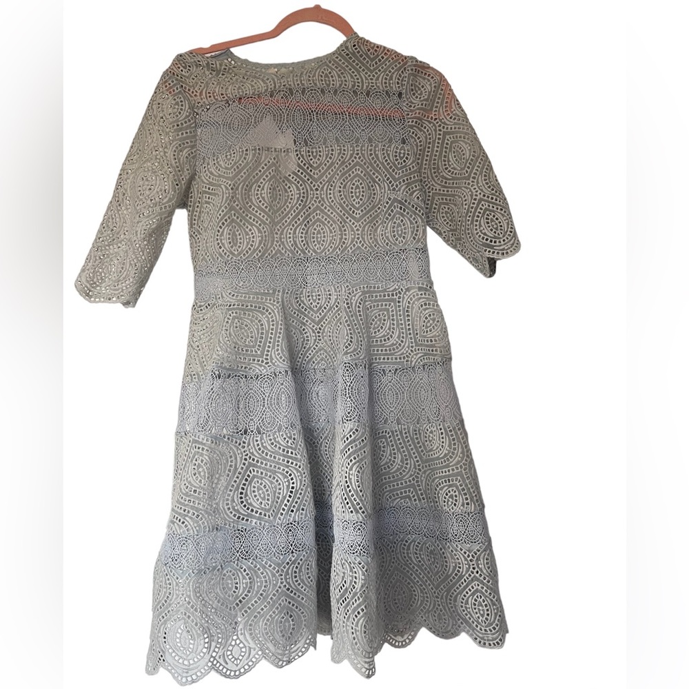 Light blue net dress by Zimmerman